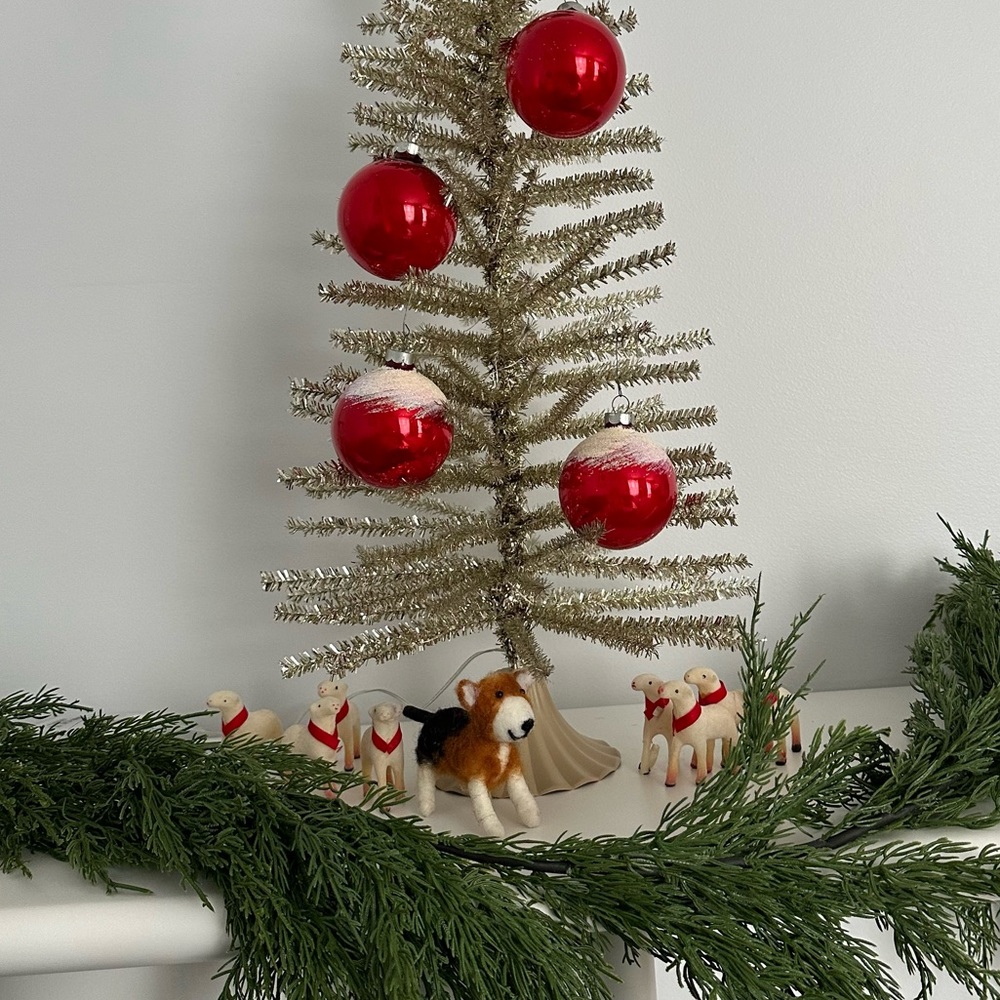 Red Christmas Ornaments Glass